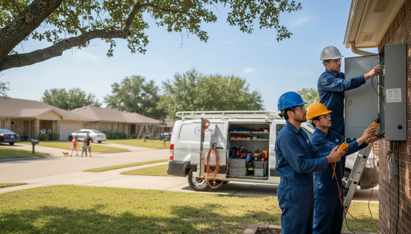 Certified electrician providing emergency electrical services in Altaville, CA